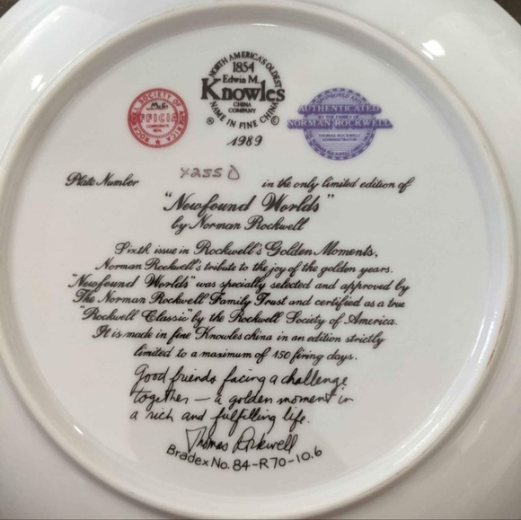 Knowles fine china plate - Picture 2 of 4
